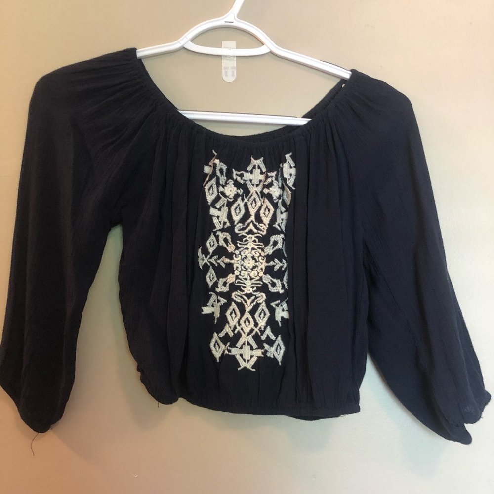 Off-the-Shoulder Crop Top